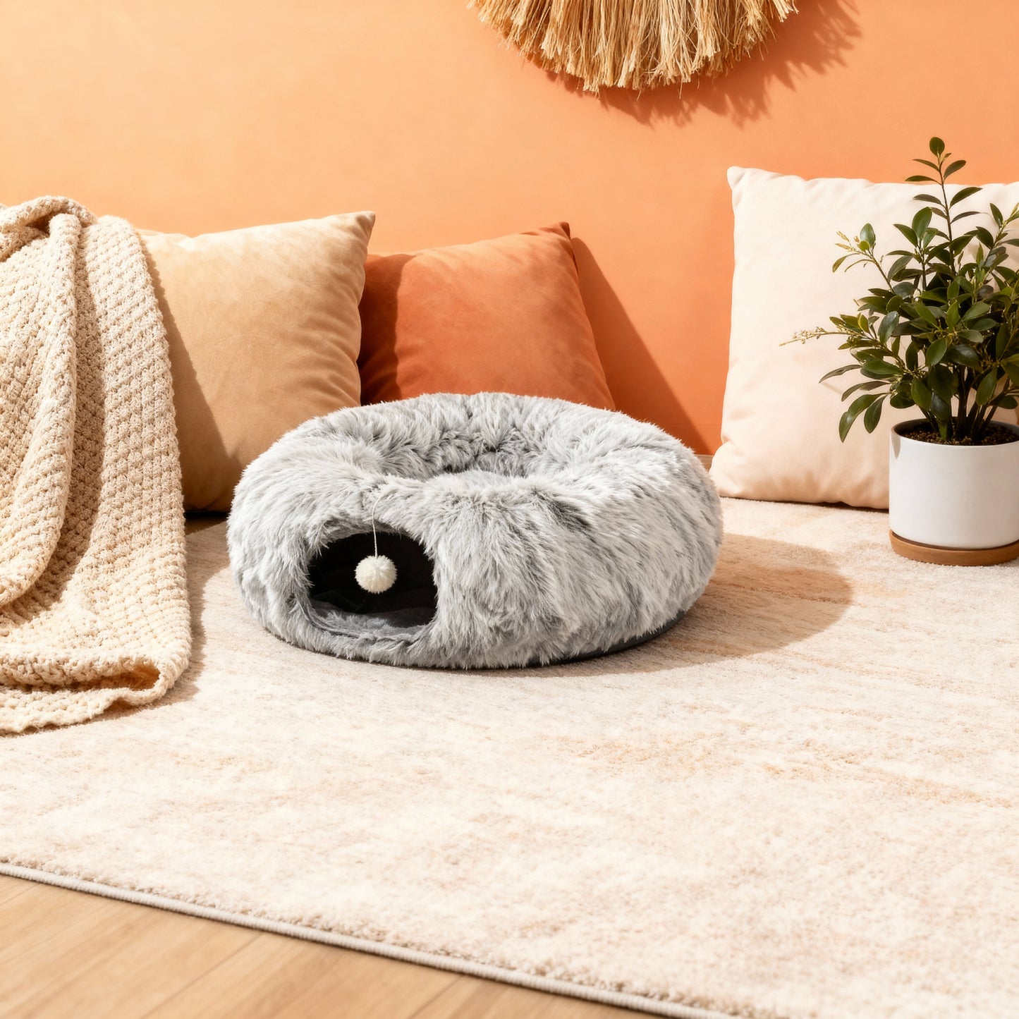 Snugglee Pet Cat Tunnel Bed