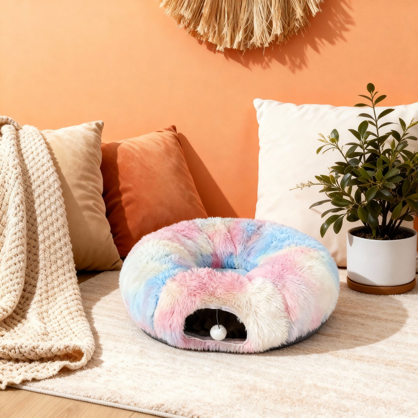 Snugglee Pet Cat Tunnel Bed